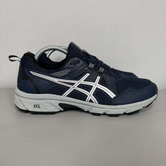 Asics Gel Venture 8 Running Sneaker Shoes Men 9 French Blue/Pure Silver 1011A824 - Picture 1 of 9